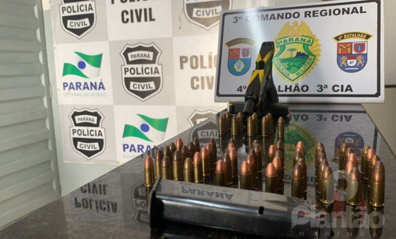 Fotos de PM de Marialva apreende pistola com kit rajada que pode ter sido usada em homicídios na cidade