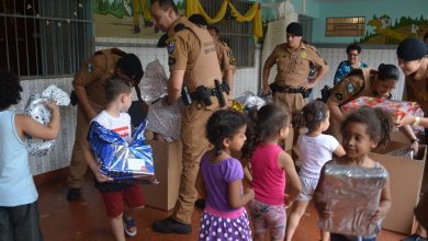 Fotos de PM desencadeia operação sorriso em Maringá