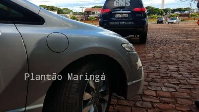 Fotos de Polícia Civil de Maringá, com apoio da Guarda Municipal de Sarandi, recupera carro roubado em Maringá