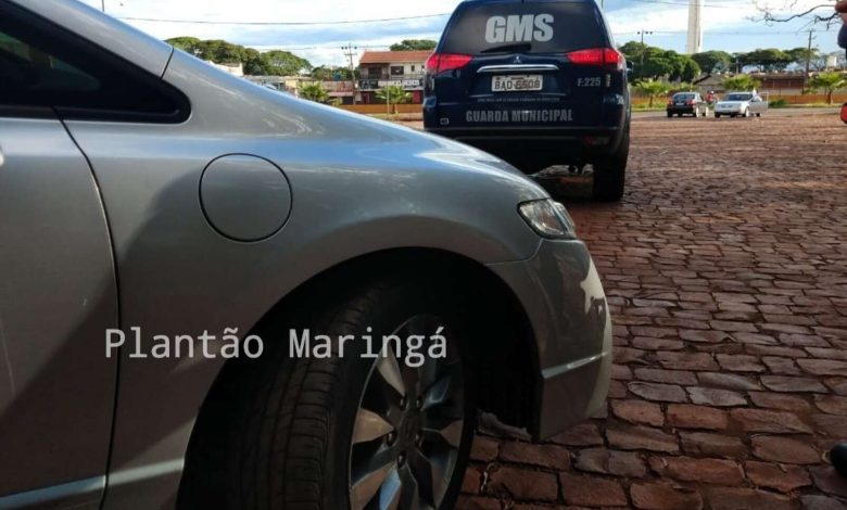 Fotos de Polícia Civil de Maringá, com apoio da Guarda Municipal de Sarandi, recupera carro roubado em Maringá