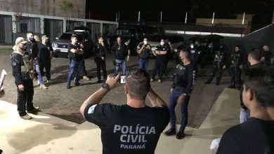 Fotos de Polícia Civil mira suspeitos de corrupção na casa de custódia de Maringá