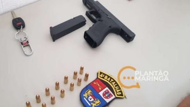 Fotos de Polícia Militar apreende duas armas uma delas pode ter sido usada no ataque ao bairro José Richa em Sarandi