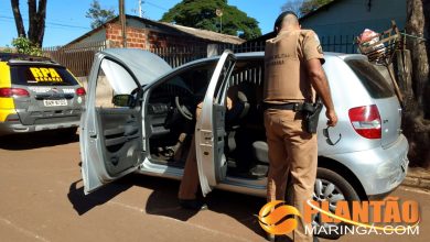 Fotos de Polícia Militar de Sarandi prendem suspeitos de praticarem assalto em Maringá