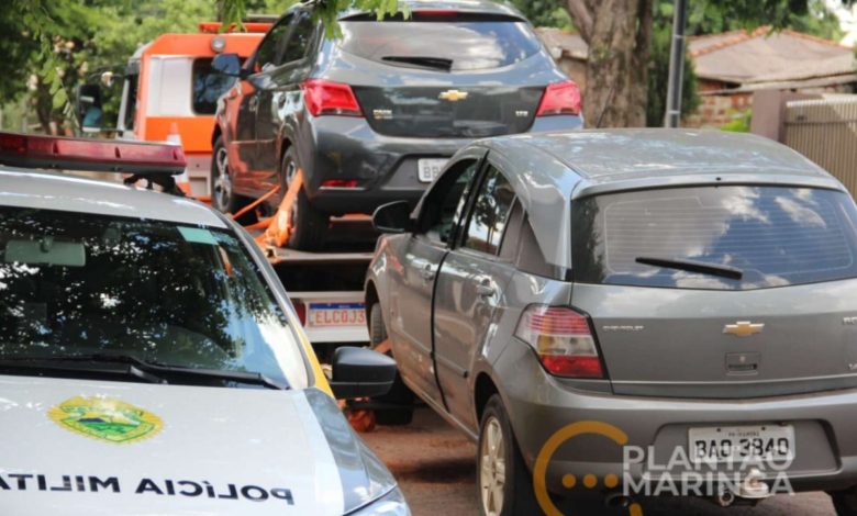 Fotos de Polícia Militar de Sarandi recupera dois carros roubados em Maringá