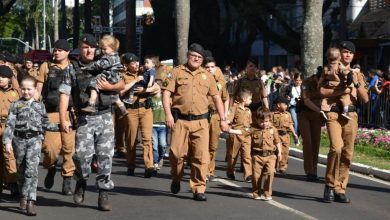 Fotos de Polícia Militar participa do desfile de 7 de setembro em Maringá