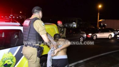 Fotos de Polícia recupera carro minutos após o roubo em Maringá