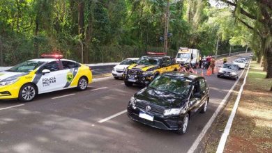 Fotos de Prefeitura e Polícia Militar vistoriam motos com ênfase em escapamentos irregulares