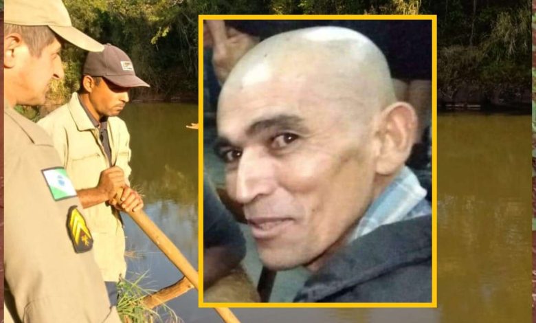 Fotos de Homem que estava desaparecido é encontrado morto dentro de rio