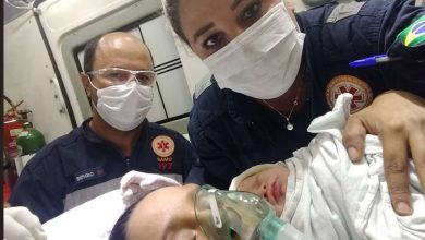 Fotos de Sarandi; bebê nasce em ambulância do SAMU durante percurso até hospital