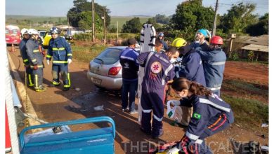 Fotos de Seis pessoas ficam feridas em grave acidente na rodovia PR-317 no distrito de Mandijuba