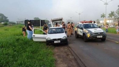 Fotos de Seis suspeitos em um carro com placas de Sarandi, morrem em confronto com a PM de Cianorte