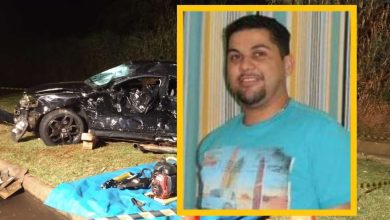 Fotos de Sem habilitação homem morre após ter carro atingido por caminhão na rodovia BR-376 em Nova Esperança