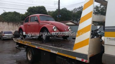 Fotos de Sistema antifurto faz ladrão abandonar Fusca logo após o furto em Maringá