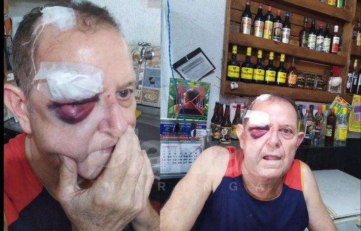 Fotos de Suspeito de agredir idoso que sofre de mal de parkinson durante assalto em Maringá é preso; vídeo