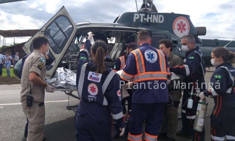 Fotos de Trabalhador é atropelado enquanto fazia manutenção de rodovia em Mandaguaçu