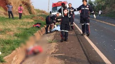 Fotos de Tragédia - dois motociclistas morrem em acidente com caminhão na manhã desta quarta-feira