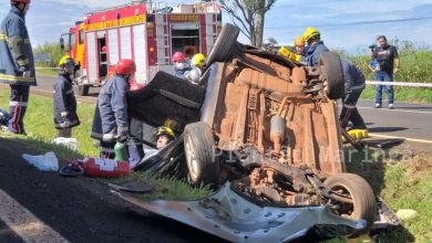 Fotos de Três mulheres ficam feridas em acidente na rodovia BR-376 entre Maringá e o distrito de Iguatemi