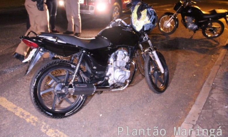 Fotos de Velocímetro de moto trava em 120 km/h após acidente de trânsito em Maringá