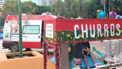 Fotos de Vendedor de churros sofre queimadura no rosto em incidente com botijão de gás em Maringá