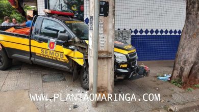 Fotos de Viatura do semob se envolve em acidente e duas pessoas ficam feridas