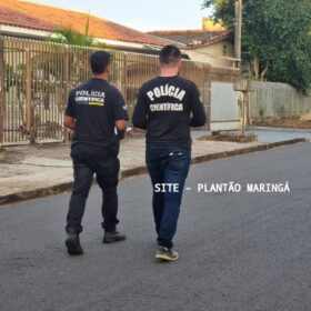 Fotos de Homem se apresenta à polícia, confessa ter matado jovem e entrega arma do crime, em Maringá