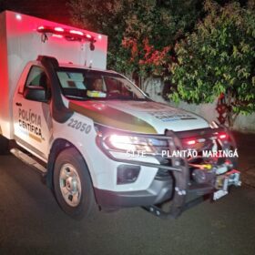 Fotos de Homem se apresenta à polícia, confessa ter matado jovem e entrega arma do crime, em Maringá