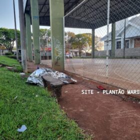 Fotos de Homem é encontrado morto ao lado de uma igreja católica em Maringá