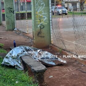 Fotos de Homem é encontrado morto ao lado de uma igreja católica em Maringá