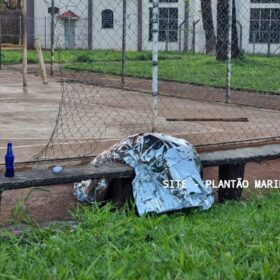 Fotos de Homem é encontrado morto ao lado de uma igreja católica em Maringá