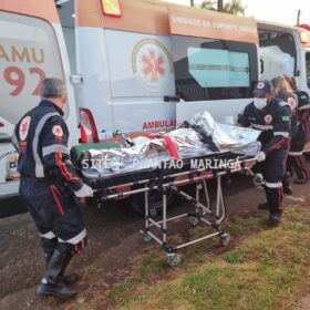 Fotos de Morre no hospital homem que teve 100% do corpo queimado durante incêndio em residência em Sarandi