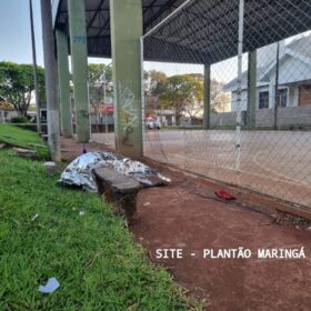 Fotos de Homem executado com tiro na cabeça ao lado de Igreja em Maringá é identificado