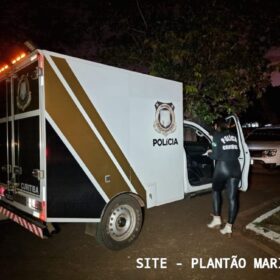 Fotos de Homem que matou um e deixou outro em estado grave no Cemitério Municipal de Maringá, se apresenta e alega legítima defesa