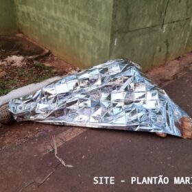 Fotos de Homem que matou um e deixou outro em estado grave no Cemitério Municipal de Maringá, se apresenta e alega legítima defesa