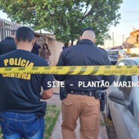 Fotos de Homens encapuzados invadem residência e executa jovem com 24 tiros na frente da mãe e da esposa em Sarandi