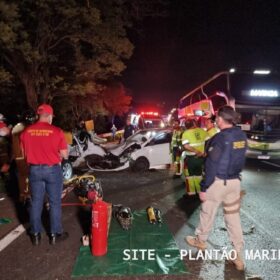 Fotos de Idosa de 72 anos que retornava do protesto em Maringá, morre em grave acidente em Marialva