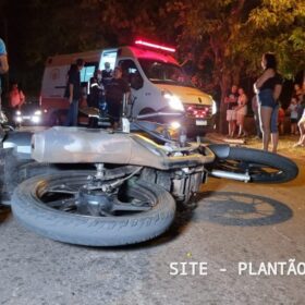 Fotos de Motociclista sofre ferimentos graves após bater na traseira de carreta em Sarandi