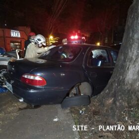 Fotos de Motorista com suspeita de embriaguez avança preferencial e causa grave acidente em Maringá