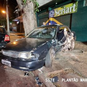 Fotos de Motorista com suspeita de embriaguez avança preferencial e causa grave acidente em Maringá