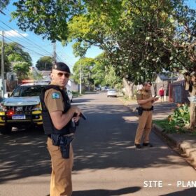 Fotos de Polícia Militar usa helicóptero em operação na Zona Norte de Maringá 