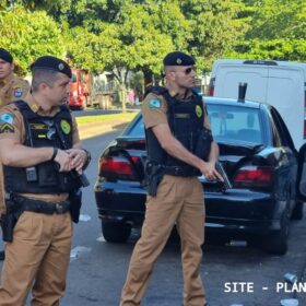 Fotos de Polícia Militar usa helicóptero em operação na Zona Norte de Maringá 