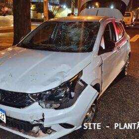 Fotos de Tio e sobrinha de 13 anos ficam feridos em grave acidente na região central de Maringá