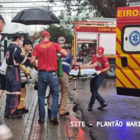 Fotos de Uma mulher morreu e três pessoas foram intubadas após incêndio em pensionato em Maringá