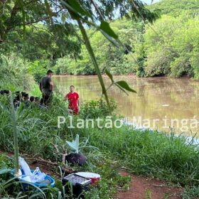 Fotos de Corpo de Bombeiros localiza corpo de fiel que caiu nas águas do Rio Pirapó em Maringá 