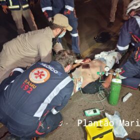 Fotos de Homem de 36 anos sofre ferimentos graves após atropelado por moto em Maringá