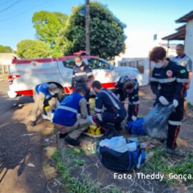 Fotos de Mulher sofre ferimentos graves após carro avança preferencial em Maringá