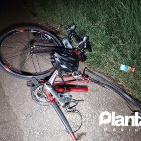 Fotos de Ciclista é socorrido com ferimentos graves após acidente na rodovia