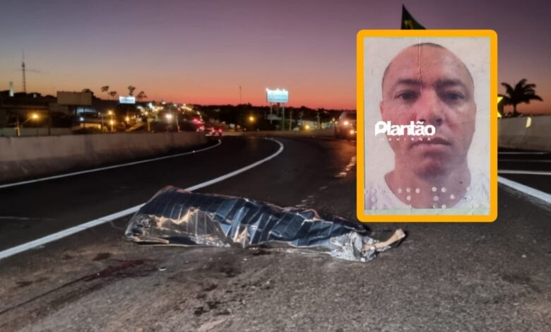 Fotos de Identificado motociclista que morreu após cair no Contorno Norte e ser atropelado por carro em Maringá