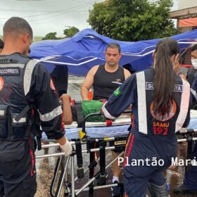 Fotos de Câmera registra criança de bicicleta batendo de frente com carro 