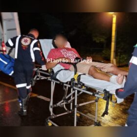 Fotos de Homem é baleado enquanto andava de moto em Maringá