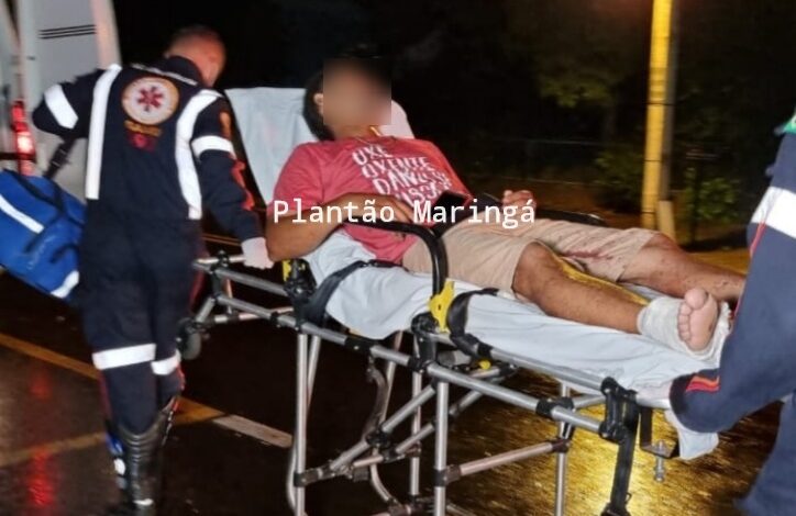 Fotos de Homem é baleado enquanto andava de moto em Maringá